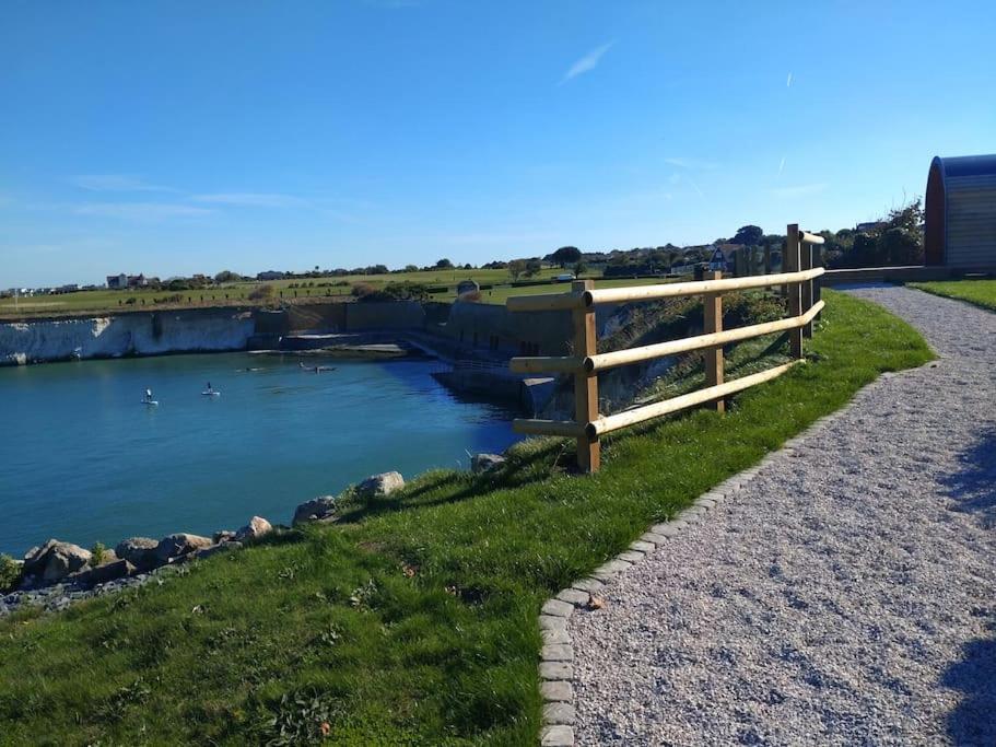 Spring Tide Cliff Top Glamping Pod With Direct Sea Views Birchington-on-Sea Kültér fotó